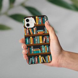 vintage bookshelf phone case iphone 14 case iphone 13 case iphone 12 case iphone 11 case iphone 13 pro max case 12 mini