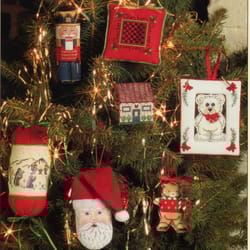 vintage 7 christmas ornaments 20 cross stitch pattern pdf classic holiday designs instant download