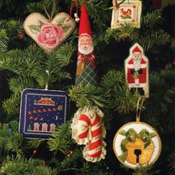 vintage 7 christmas ornaments 22 cross stitch pattern pdf classic holiday designs instant download