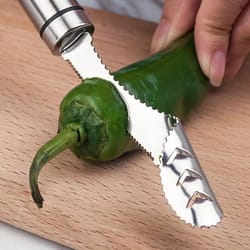stainless steel pepper seed corer remover