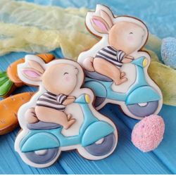 easter rabbit cookie cutters custom stamp cookie cutter for cake topper gingerbread decor sugar cookies silicone mold