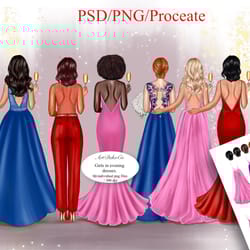 birthday girl best friends, best friends clipart, soul sisters clipart, besties clipart, friends clipart, bff clipart