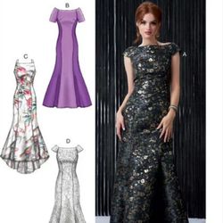 PDF Sewing Patterns Mc Calls 7865 Misses' Dresses Size 6-8-10-12-14