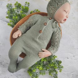set for newborn girl props outfit for photos, knit newborn