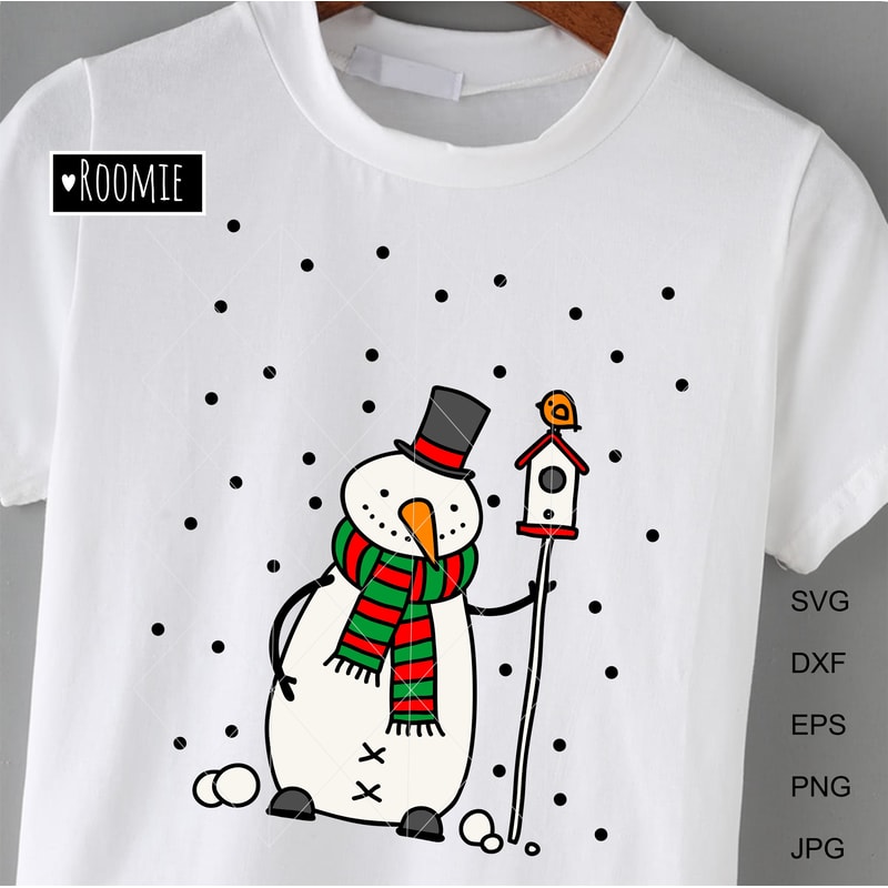 Merry-Christmas-Snowman-with-birdhouse-shirt-design-.jpg