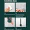 Household Punch-Free Wall Hanging Long Handle Silicone Toilet Brush 4
