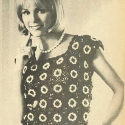 vintage crochet pattern 60 crochet shell jacket women