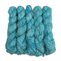 recycled banana yarn - aqua | recycled yarn