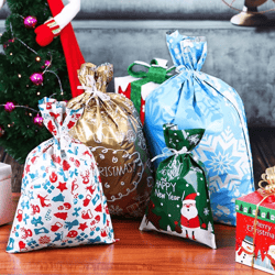 holidays christmas gift wrapping bags