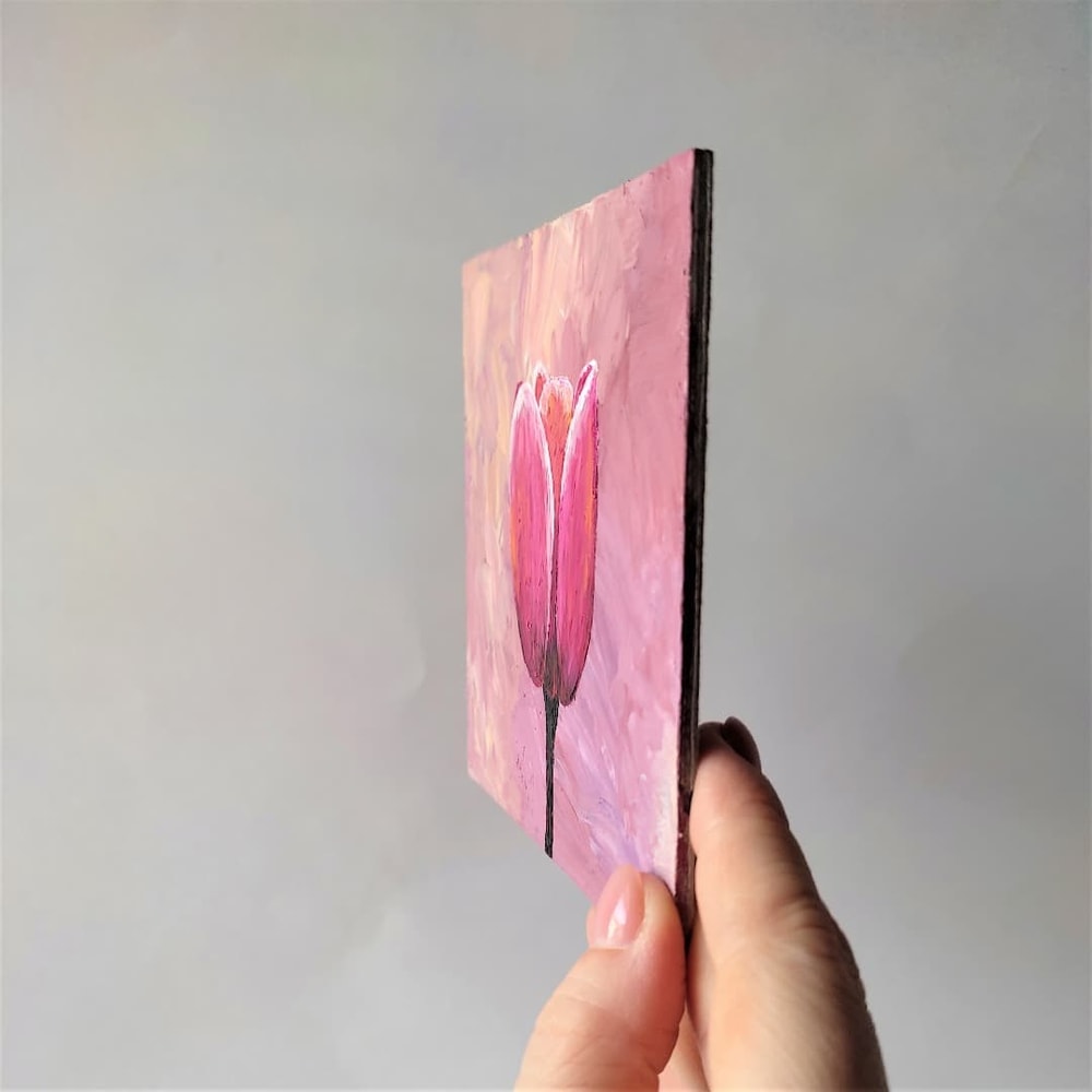 Handwritten-pink-tulip-flower-by-acrylic-paints-3.jpg