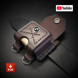 Apple AirPods Pro - belt case! Leather pattern by Woolenpaw. OTH12