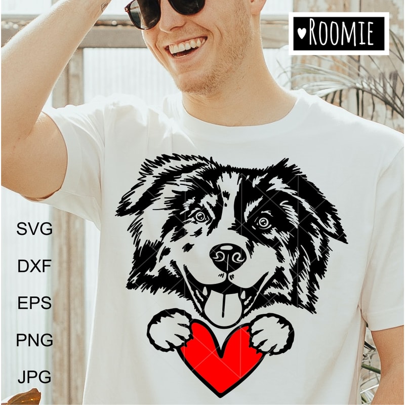 Australian shepherd with heart clipart.jpg