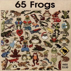 65 frogs vintage cross stitch pattern pdf mini designs embroidery