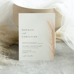 pampas grass wedding invitation template, boho pampas grass wedding invitations, boho wedding invites, bohemian wedding
