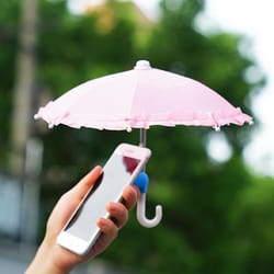 sunproof phone mini umbrella