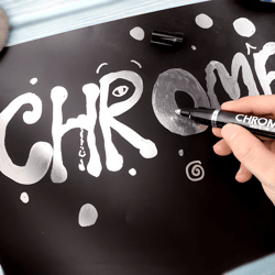 mirror chrome marker (3 piece set)