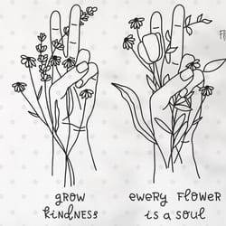 wildflower daisy svg & png botanical clipart, plant lady