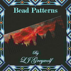 beading pattern of the wasteland by lj greywolf