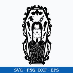wednesday addams svg, the addams family svg, wednesday svg