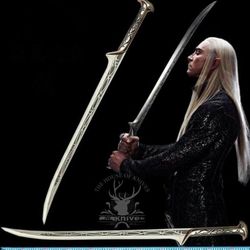 thranduil sword the hobbit from the lord of the rings monogram sword