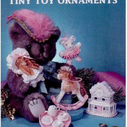 pdf vintage crochet pattern - victorian tiny toy ornament - instant download