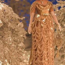 pdf vintage crochet pattern / crochet dress for barbie dolls 11-1 / 2" / fashion collection