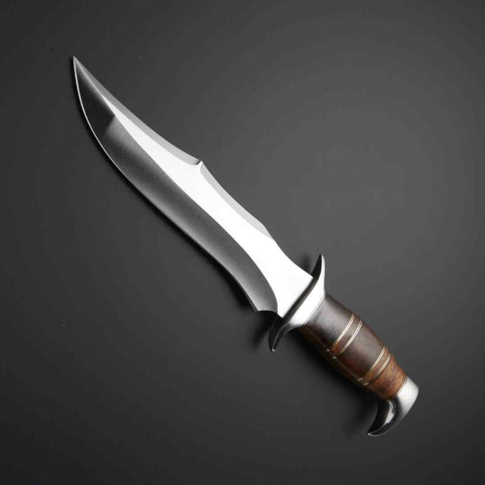 Full Tang Custom Handmade Pure Steel Crocodile Knife Birthday Gift.jpg