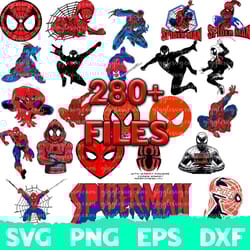 spiderman bundle svg, superheros svg, marvel svg, avengers svg, endgame svg
