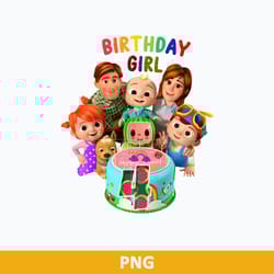 cocomelon 4th birthday girl png, cocomelon birthday family png, cocomelon png