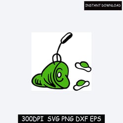 green eggs and ham svg cut files, png, eps, dxf cutting file cameo cricut silhouette