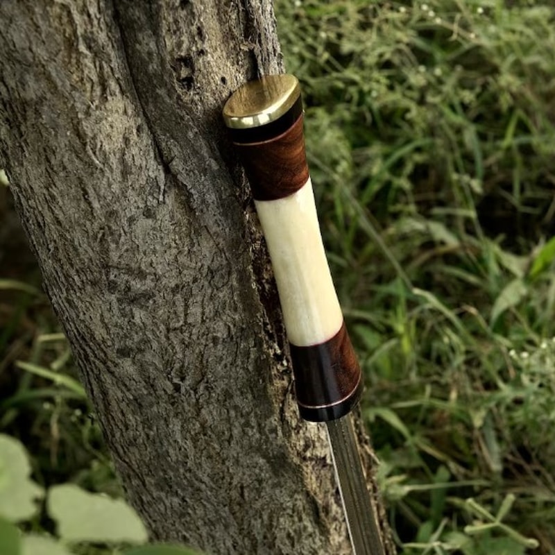 Ancient Greek Infantry Damascus Steel Spatha Sword (3).jpg