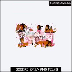 scar png, valentine's day png, latte drink png, drink and food valentine png, valentine coffee png, coffee lover png.