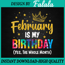 february birthday png, its my birthday png file sublimation design mardi gras, mardi gras png