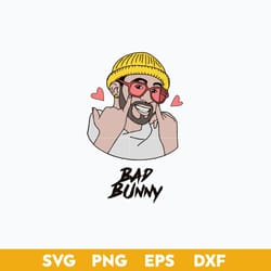bad bunny valentine svg, un san valentin sin ti svg, bad bunny svg