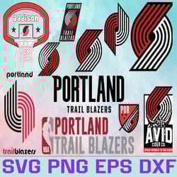 portland trail blazers basketball team svg, portland trail blazers svg, nba teams svg, nba svg, png, dxf, eps