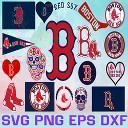 boston red sox baseball team svg, boston red sox svg, mlb team svg, mlb svg, png, dxf, eps, jpg, instant download