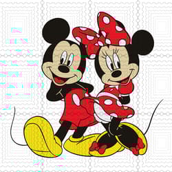 disney mickey and minnie big mouse svg, mickey and minnie svg, png, dxf, vector for cricut