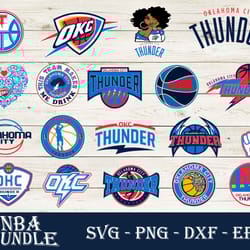 oklahoma city thunder bundle svg, oklahoma city thunder svg, nba bundle svg, sport svg