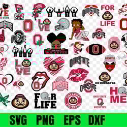 go buckeyes logo, bundle logo, svg, png, eps, dxf, n-c-aa logo