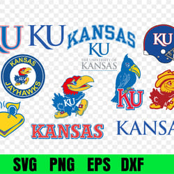 kansas jayhawks logo, bundle logo, svg, png, eps, dxf, n-c-aa logo