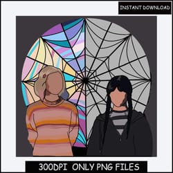 wednesday addams png, addams family png, jenna ortega png, wednesday girl, addams family png, digital download, friend