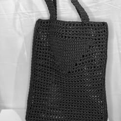 woven crochet bag/tote bag/summer bag/handmade/