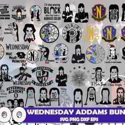 wednesday addams svg, jenna ortega, in a world full of mondays be a wednesday, wednesday addams svg, png, jpeg, pdf