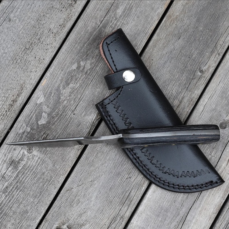 Blue Lagoon Damascus Steel Tracker Knife buy.jpg