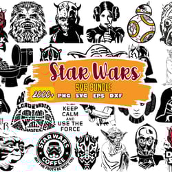 star wars svg bundle, 1600 star wars files, star wars cut files, darth vader svg , yoda svg