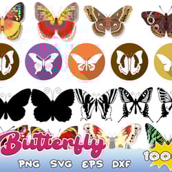 1000 butterfly svg, butterfly svg bundle, layered butterfly bundle cricut svg files, butterflies, butterfly svg for cric