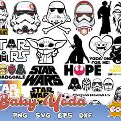600 bundle baby yoda svg layered item, clipart, cricut, digital vector cut file