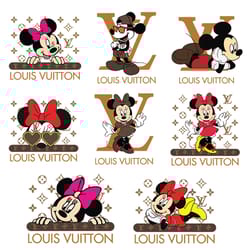 louis vuitton mickey bundle svg, lv logo svg, louis vuitton logo svg, logo svg file cut digital download