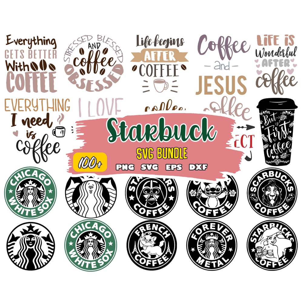 Starbucks svg, Starbucks bundle svg, Starbucks logo svg, Instant Download.jpg