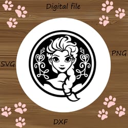 elsa svg, disney svg, frozen svg, princess svg, princess disney, elsa cricut, png, dxf, cutting file